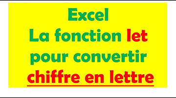 LET VS VBA :convertir nombre en lettre