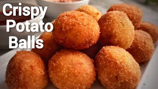 Crispy Potato Balls | Creamy Potato Bites | Potato Pops