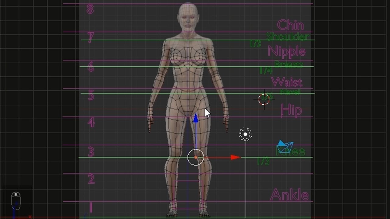 [블렌더] 가이드라인 / [Blender] Guide Line YouTube