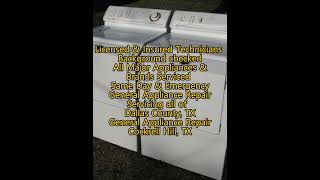 Maytag Neptune Repair Cockrell Hill, TX 972 544 9224