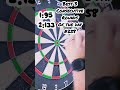 best 9 consecutive #darts #oftheday #bestof #bestoftheday #dart #171 #shorts #shortvideo #shortsfeed