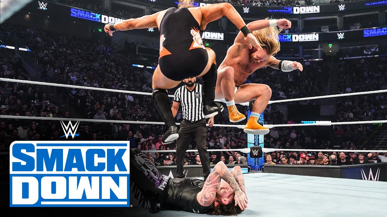 ⁣Pete Dunne & Tyler Bate vs. “Dirty” Dom Mysterio & JD McDonagh: SmackDown highlights, Feb. 2