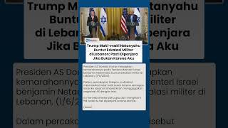Negosiasi Dengan Iran Terancam Trump Makimaki Pm Israel Kau Pasti Dipenjara Jika Bukan Karena Aku
