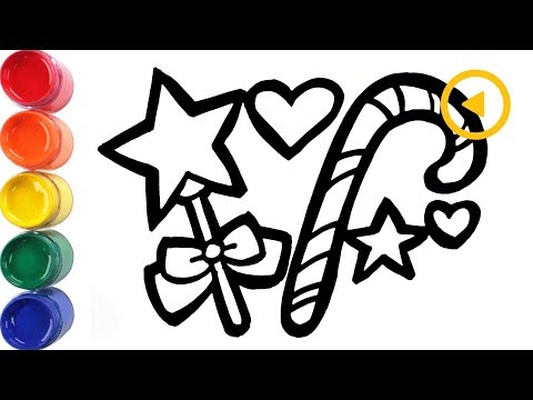 magic-wand-coloring-|-coloring-pages-|-learn-coloring-|-color-for-baby-|-mini-art-kids