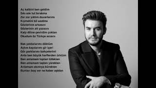 Mustafa Ceceli - Ne Haber Aşktan Lyrics Karaoke 