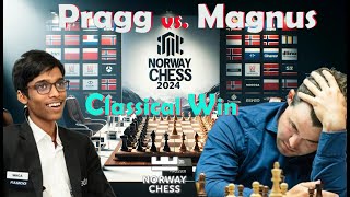 Praggnanandhaa Scores 1st Classical Win Vs. Carlsen at Norway Chess | Chess for Kids