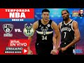 🔴 BROOKLYN NETS VS MILWAUKEE BUCKS EN VIVO 💥 PRETEMPORADA NBA 2022-23 EN DIRECTO🏀