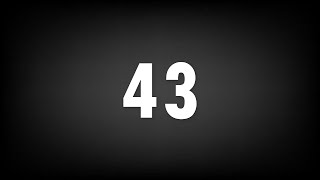 43 Second Countdown Timer | No Copyright