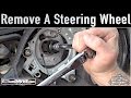 How To Remove a VW Steering Wheel ~ Salvage Yard Tips
