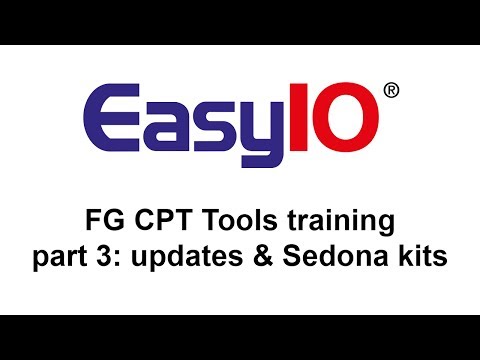 EasyIO FG CPT Tools training part 3: firmware updates & Sedona kits