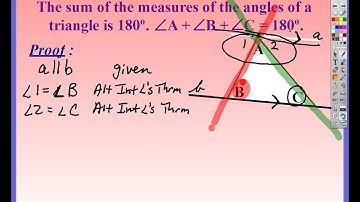 Chapter F - Video #6 (Section 3.4 - Triangle-Angle Sum Theorem)