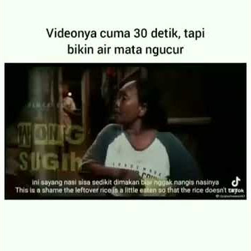 KEBOHONGAN YANG IBU KITA SERING LAKUKAN // VIDEO 30 DETIK YG BIKIN HATI SESAK