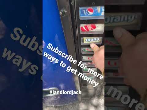 How To Get Into A Soda Machine!!!