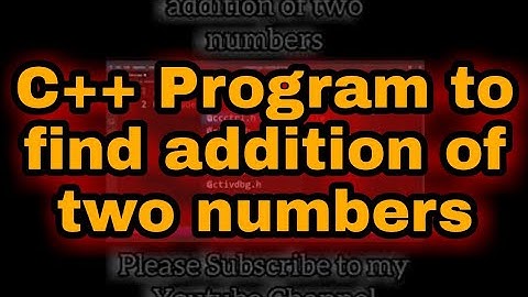 C++ program to find addition of two numbers | #shorts #code #coding #coder #reels #game #programming