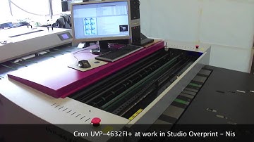 Cron UV CTP (CTcP) UVP-4632FI+ at work in Studio Overprint - Nis