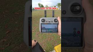 Dji flip lost signal after 5KM #djidrone #drone #dji