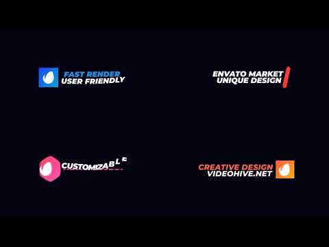minimal titles and lower thirds best after effects templates youtube