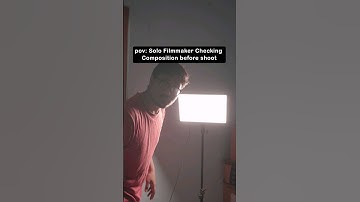 Solo Filmmaker Checking Composition before Shoot 📷 💡#shorts #photography #filmmaking