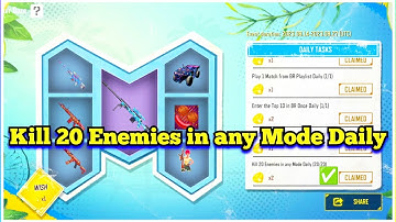 Call Of Duty Mobile Kill 20 Enemies in any Mode Daily Task Complete