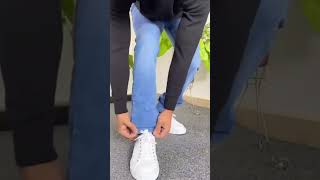 How to fold a jeansjeanshorts