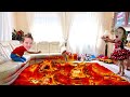 The Floor is Lava with Nastya  Пол это лава Настя и ее история для детей Funny Fails