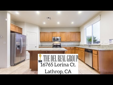 16765 Lorina Ct, Lathrop, CA home video tour