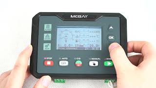 Mebay DC42CR Remote AMF Generator Controller Replace DSE4520 Diesel Generator Parts