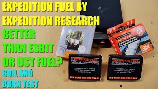 BEST Solid Fuel Option?: Expedition Fuel Tabs - Better Than Esbit?