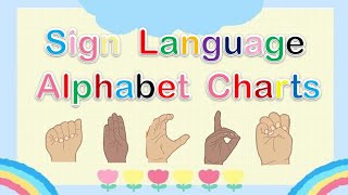 Sign Language Alphabet Charts