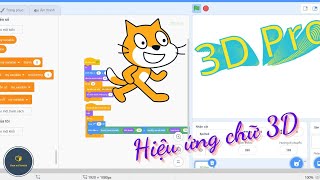 Scratch, Lập trình tạo hiệu ứng chữ 3D screenshot 4