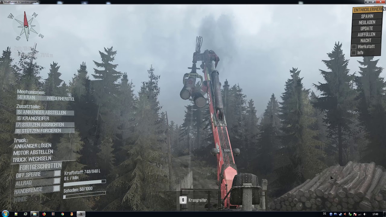 Spintires MudRunner:level RoadTrip load test oshkosch mtvr