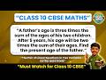 A father’s age is three times the sum of the ages of his two children. After 5 years, his age