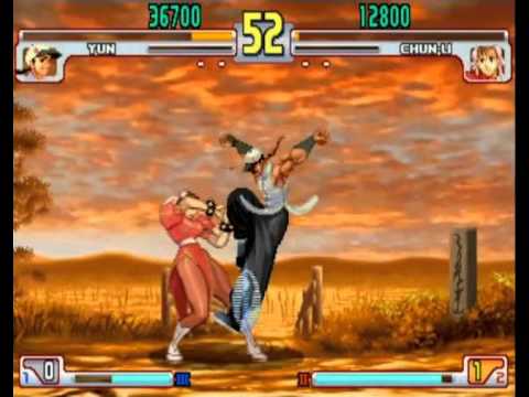 Evo 2005 3S 5v5 Mester vs Justin Wong
