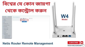 How To Netis Router Remote Management|দূর থেকেই WiFi Router Control|Netis Router access from outside