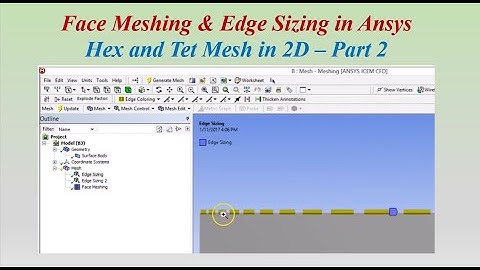 Edge and Face Sizing in Ansys || 2D Ansys Meshing - Part 2 || Lec 17