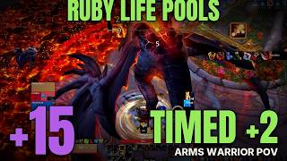 +15 Ruby Life Pools Timed +2 | Midnight Season 2 | Arms Warrior POV