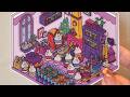 【ASMR】DIY Purple Magic Bunny House✨🐰 | No Talking Sticker Scene | Cozy Fantasy