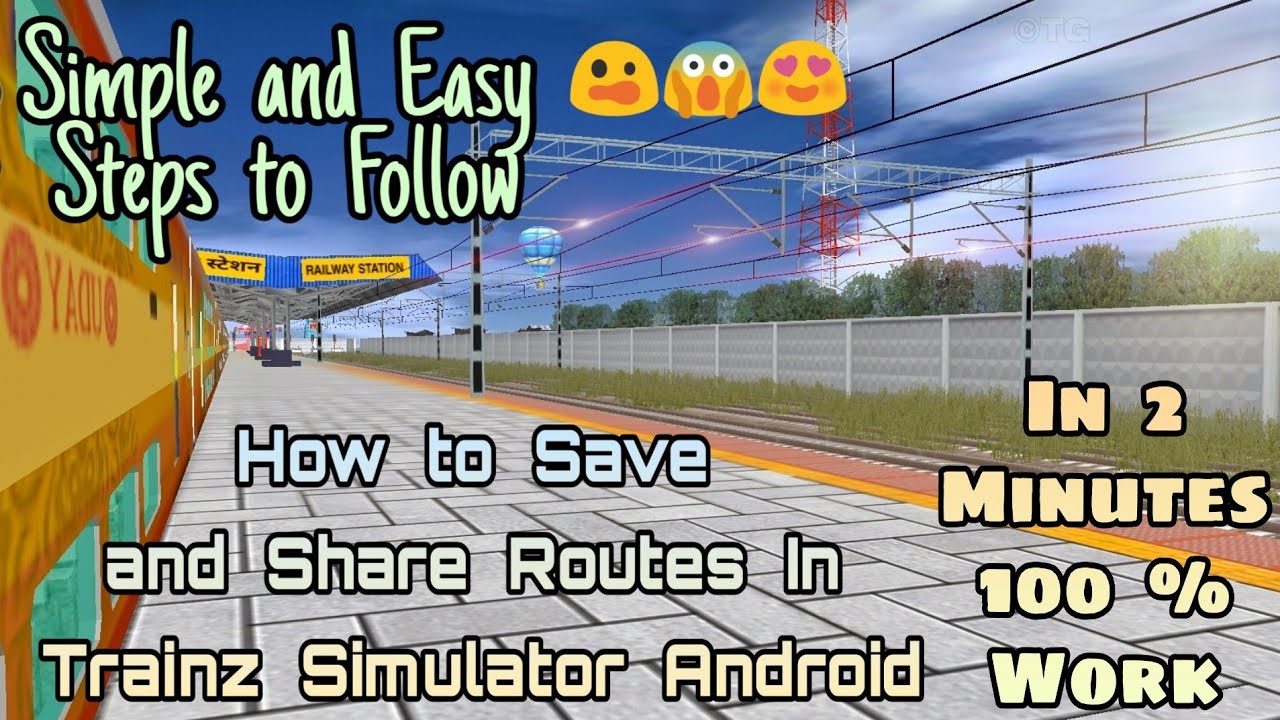 [ Tutorial ] How to Easily Save and Share Routes in 2 minutes in Trainz ...