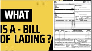 What is a bill of lading ? Playlist - Dispatching 101 - Simple ways to become a dispatcher .