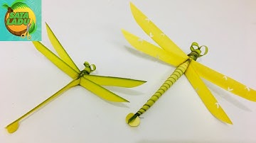 Cách Làm Con Chuồn Chuồn 2 - Sáng Tạo Từ Lá Dừa