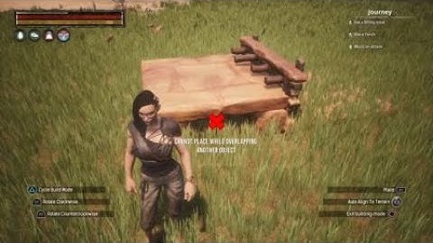 Conan Exiles - How to build above grass