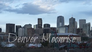 Denver moonrise