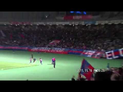 2011.11.16 天皇杯３回戦 FC東京ｖｓｳﾞｨｯｾﾙ神戸 森重決勝GOAL