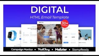Digital Agency Responsive Email Template 30+ Modules -  | Themeforest Templates
