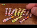 DIY Umaibo Style Miniature Japanese Snack (Fake food)　うまい棒風ミニチュア駄菓子作り