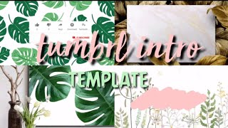 TUMBLR INTRO TEMPLATE || INTRO GRATIS TANPA TEKS || FREE DOWNLOAD #1-5