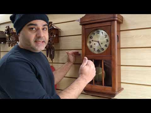 Vídeo: Relógio De Parede Com Pêndulo: Relógio Mecânico Com Batente Em Caixa De Madeira E Relógio Antigo Com Pesos, Outras Opções. A História Deles
