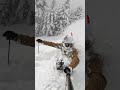 Deepest Powder Skiing Ever? 🎬 Hoshino Motoki #Shorts #Ski