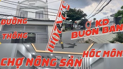 🔴Rẻ Gần 300tr Đường thông Thuận Lơi KD Buôn Bán Chợ Nông Sản Hóc Môn..🎭