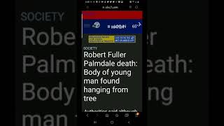 Robert Fuller Palmdale death: Body of young man found hanging from tree.